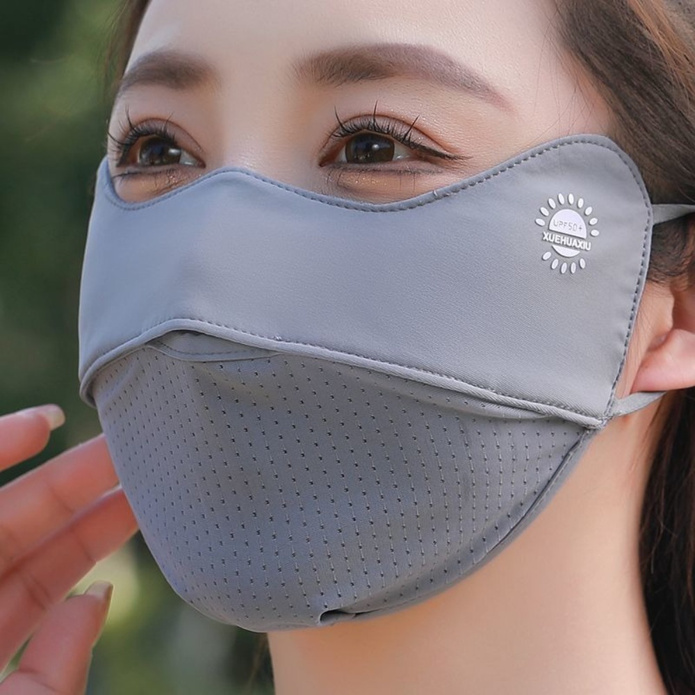Cloth Face Mask Washable - Neue atmungsaktive Eisseidenmaske, waschbar, staubdicht, Reitmaske,