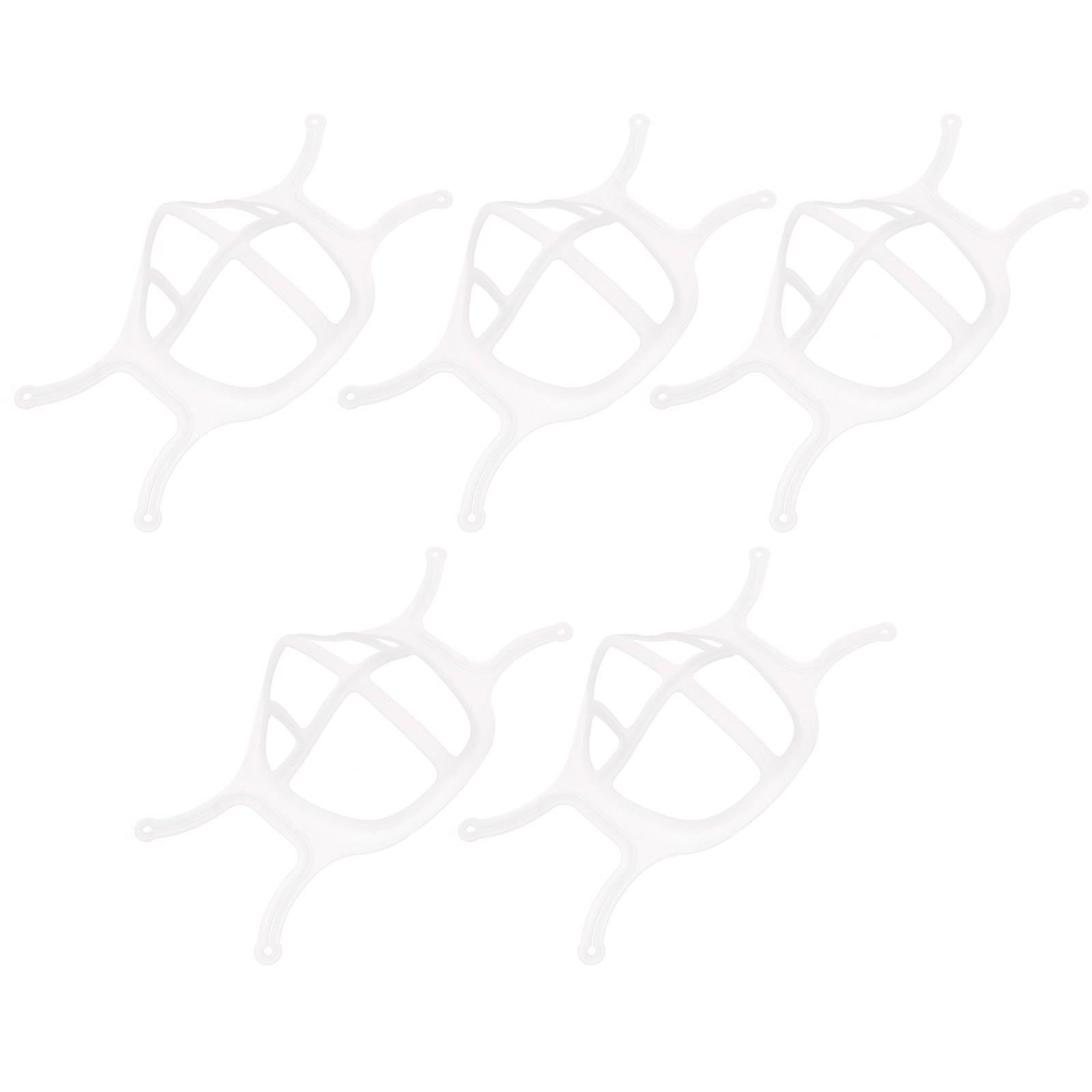 Silicone Mask Bracket - 5 Stück Silikon-Maskenhalterung 3D-Innenstützrahmen Komfortabler Atmungsaktiver