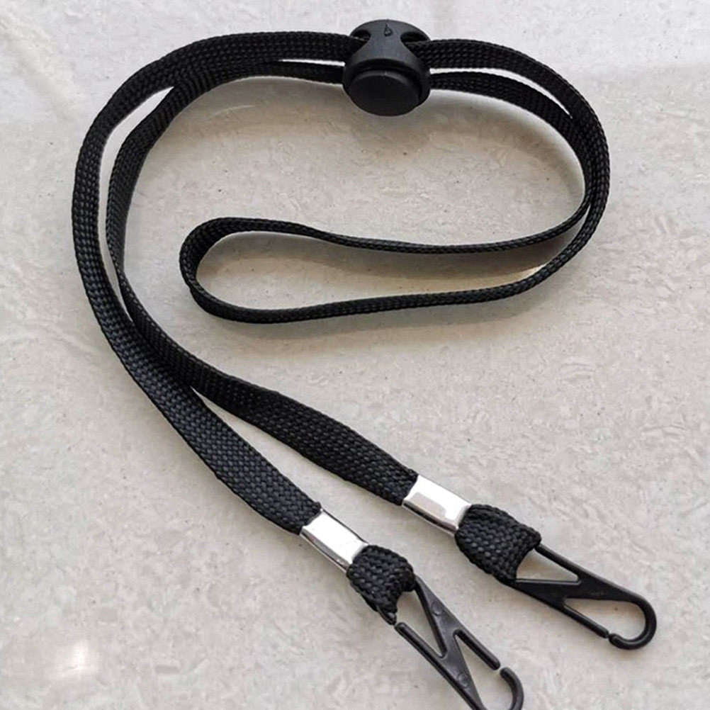Mask Ear Saver Strap - 12 Stück Sicherheitsmaskenhalter, verstellbare Länge, Gesichtsmaskenband,