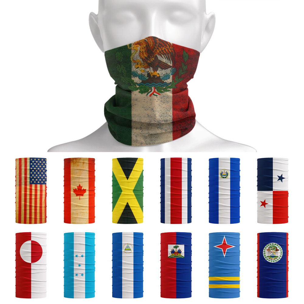 Nordamerika Nationalflaggen Ba – Neck Gaiter Face Cover Bewertung und Preis